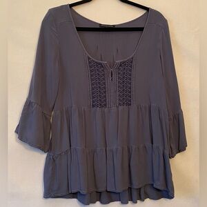 Blue American Eagle Blouse